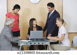 Business people having meeting in conference room