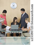 Business people having meeting in conference room