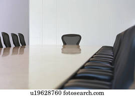 Empty boardroom