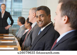 Business meeting in conference room