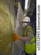 Plasterboard recycling during demolition of an office block, London, UK