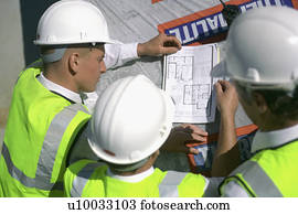 predios, técnicos, olhar, planos, conjunto residencial, England.