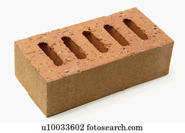 Cutout of a brick