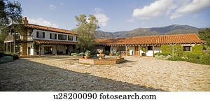 Exterior of Spanish style home