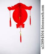 lanterna, lunar, ano novo