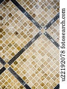 Detail of mosaic tile work