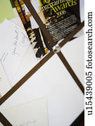 detalhe, de, contemporâneo, francês, junta memorando