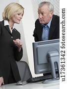 Business people at work Business people at work