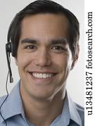 macho, representante serviço cliente