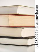 vida, de, um, pilha livros