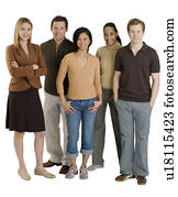 Group of multi-ethnic friends