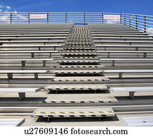 estádio, bleachers
