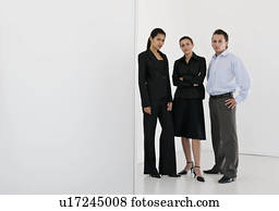 A portrait of business colleagues.