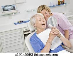 assistente dental, trabalhar, paciente