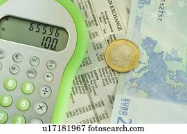 Calculator and euros