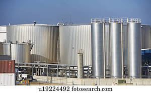 industrial, planta processando