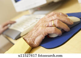 Person using computer