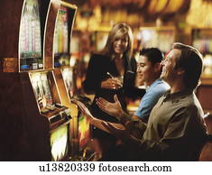ラスベガス ネバダ Usa スロットマシン において フラミンゴ カジノ ピクチャー Fotosearch
