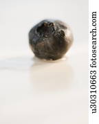 Single blueberry