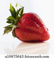 Single strawberry