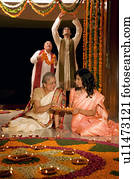 Diwali, decorações