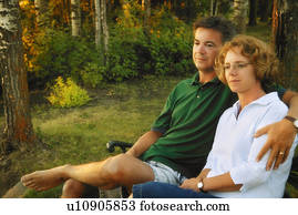 Couple relax together Couple relax together