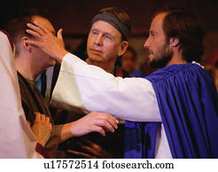 Jesus heals a blind man