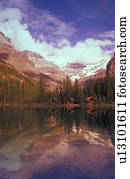 Majestic mountain scene