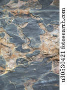 Natural pattern formation in rock