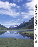 Tern Lake, Chugach Mountains, Alaska, USA