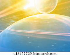 Image of space, computer graphic