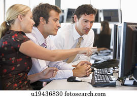 comerciante conservado estoque, equipe, no trabalho