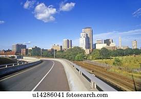 State capital of Hartford skyline, Hartford, Connecticut