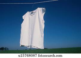 T-Shirt On Clothesline