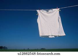 T-Shirt On Clothesline