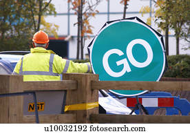 Road maintenance, UK.