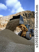 Wheeled Loader, quarry site.