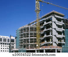 construção, de, centro comercial