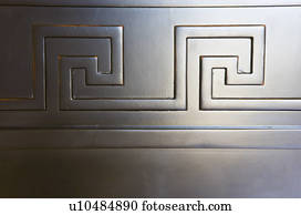 Detail of carved furniture