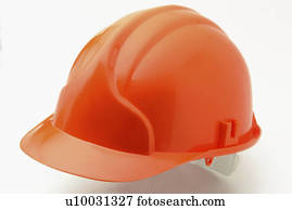 Cutout of a hard hat