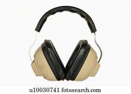 Cutout of ear defender