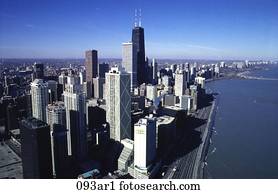 Skyscrapers and Skyline Chicago USA Skyscrapers and Skyline Chicago USA