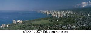 This is Oahu Island in daylight