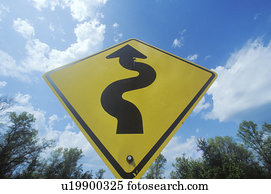 ventoso, sinal estrada